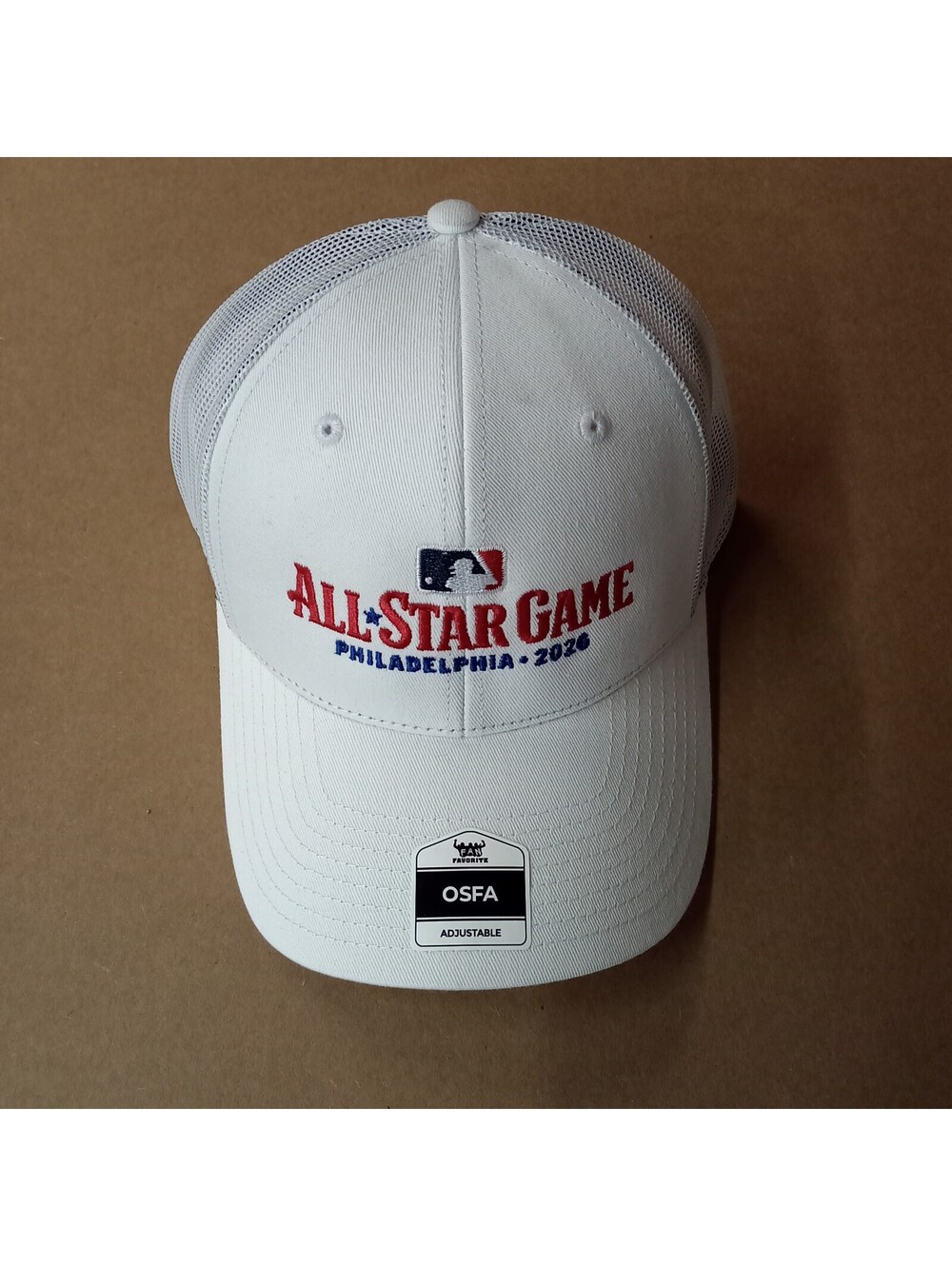 Fan Favorite 2026 MLB All-Star Game Philadelphia WHITE Adjustable Baseball Hat